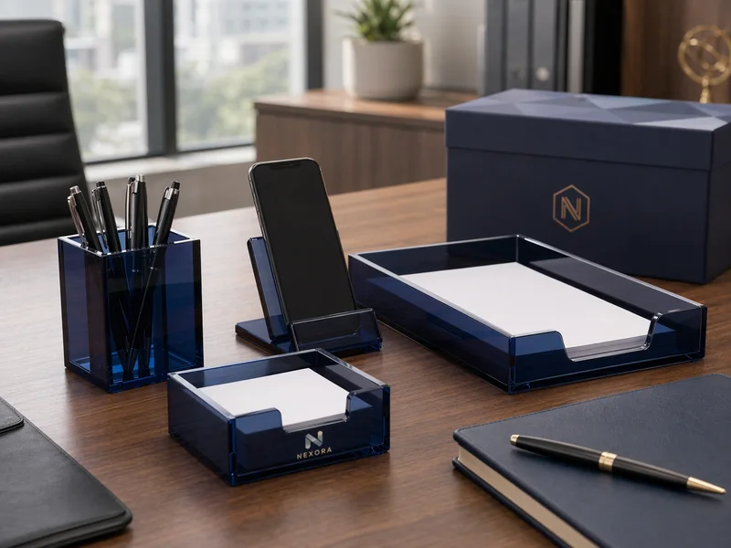 Branded Desk Organizer Set