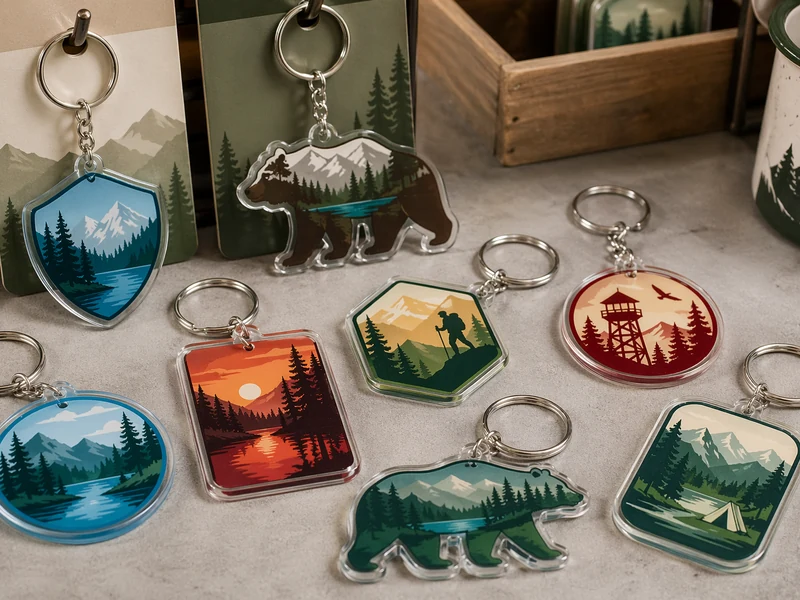 Tourism Souvenir Keychains