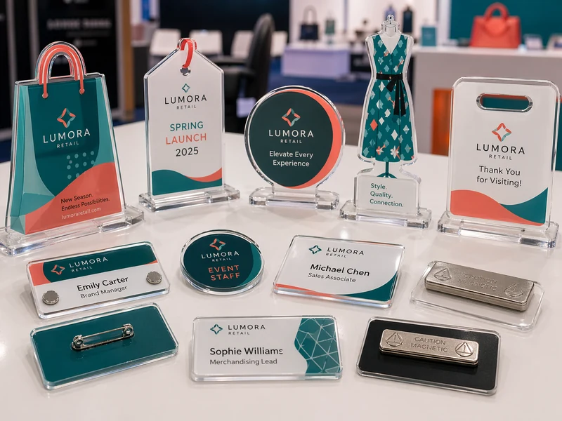 Trade Show Standees & Badges