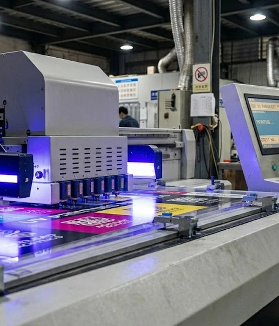 Wetop Acrylic UV printing line for custom ornaments