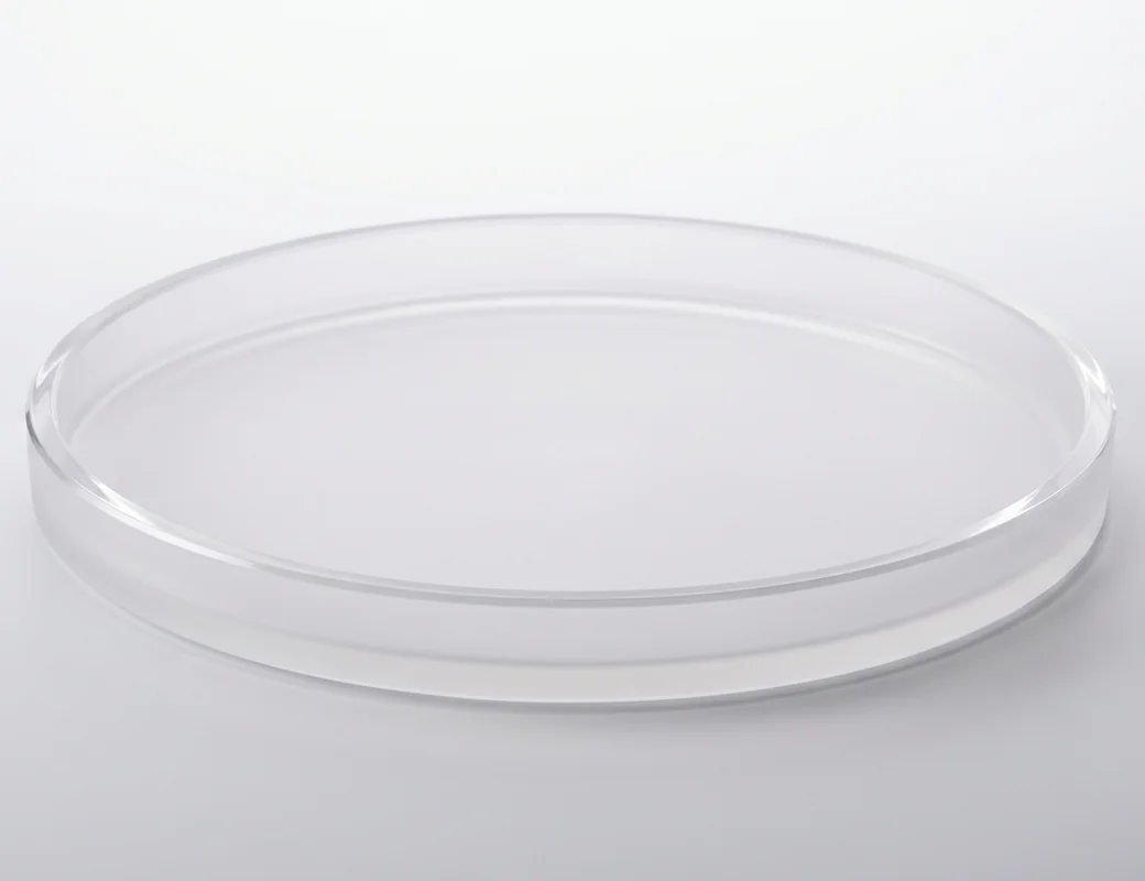 Custom acrylic vanity tray for cosmetics and countertop display