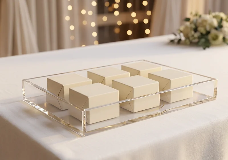 Events & Weddings acrylic trays