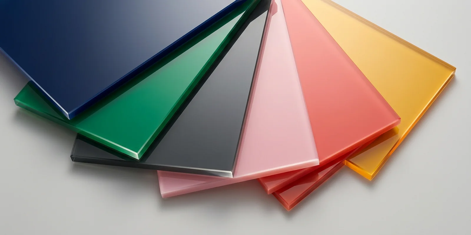 Colored acrylic material