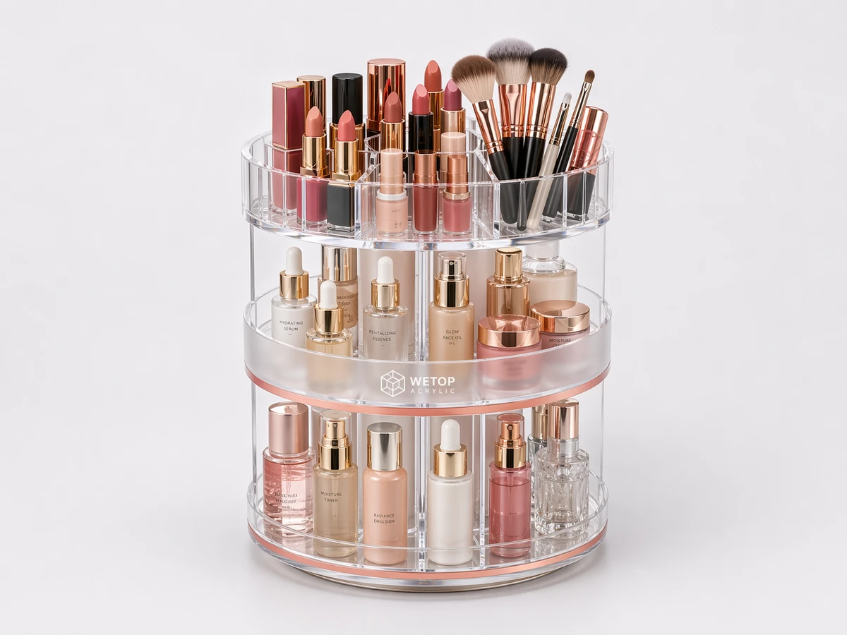 Rotating Makeup Organizers