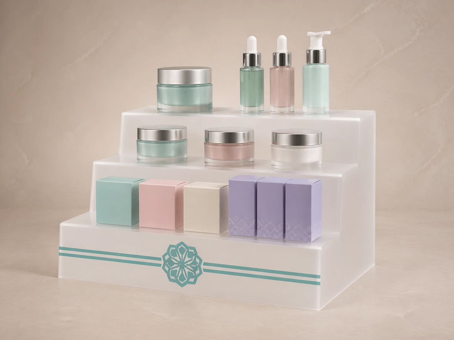 Cosmetics Counter Risers