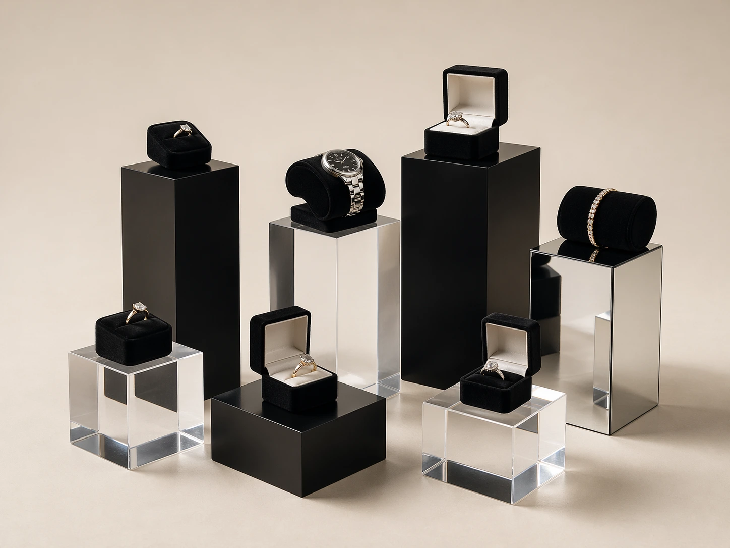 Jewelry Display Pedestals