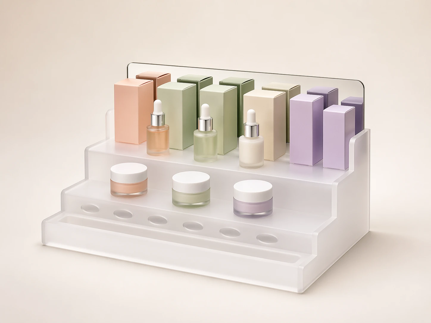 Cosmetics Counter Risers
