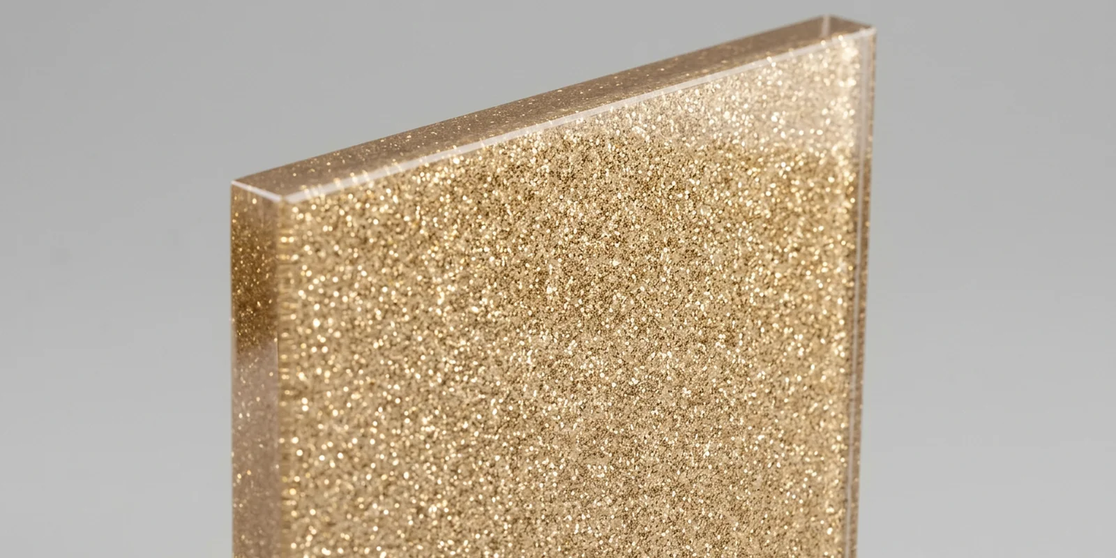 Glitter acrylic material