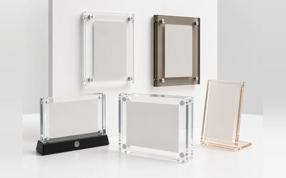 Custom acrylic frames