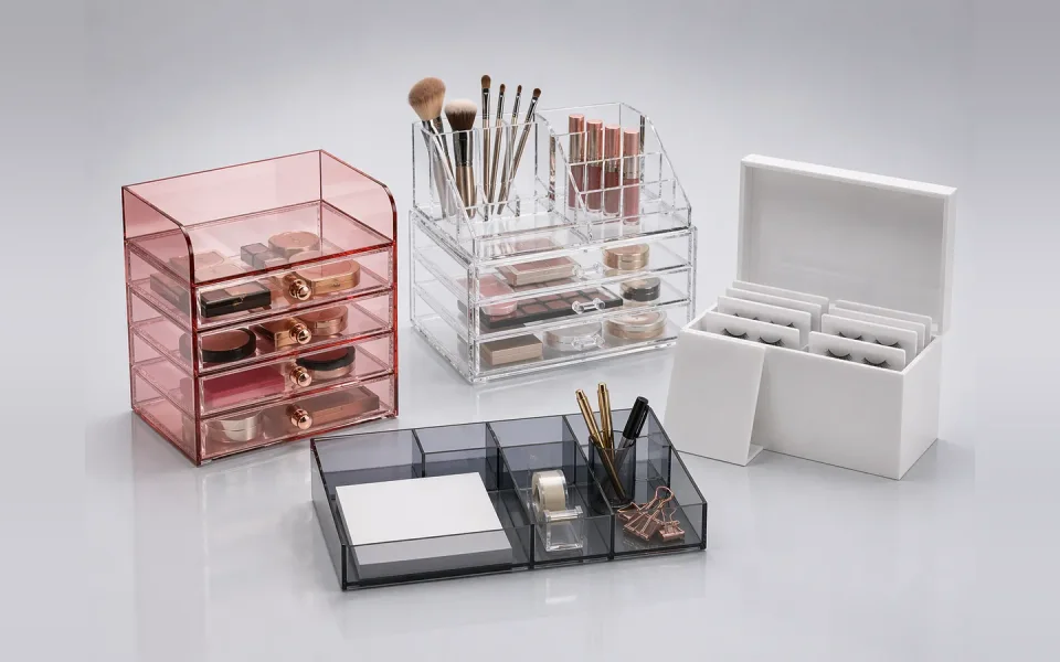 Custom acrylic organizers