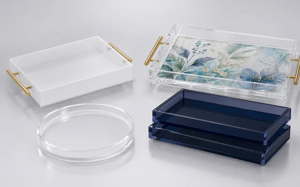 Custom acrylic trays
