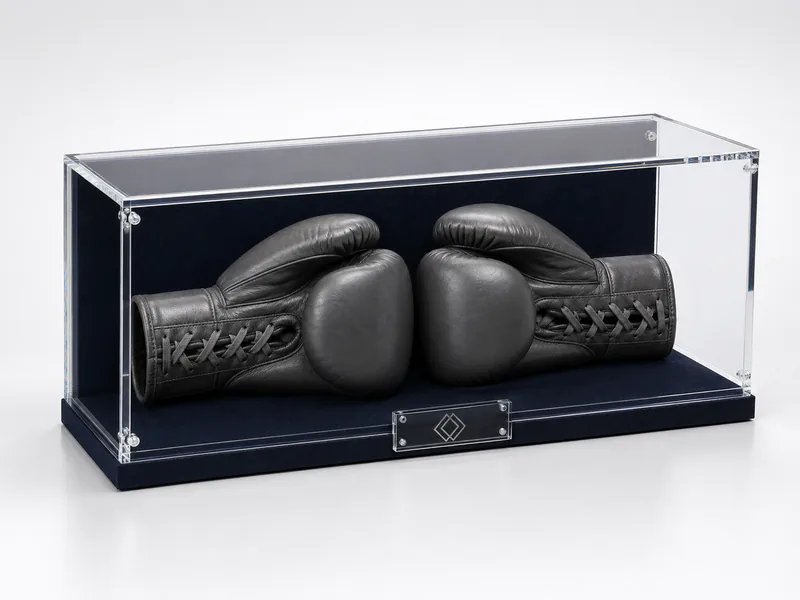 Boxing & Combat Gear acrylic sports memorabilia display case