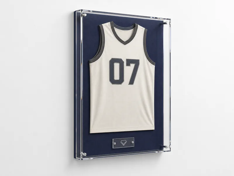 Jersey Display Cases acrylic sports memorabilia display case